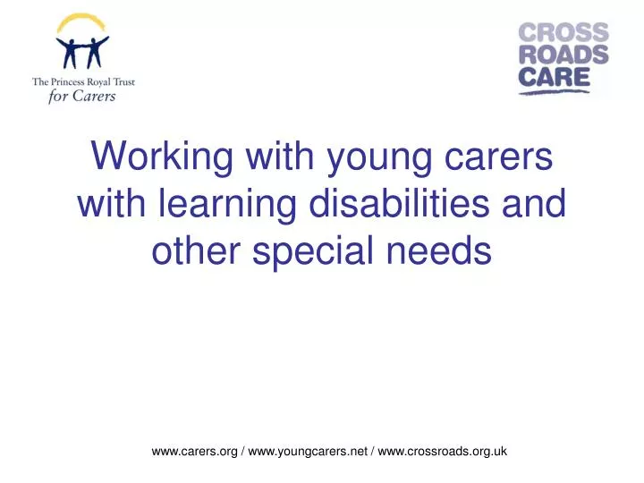 working with young carers with learning disabilities and other special needs