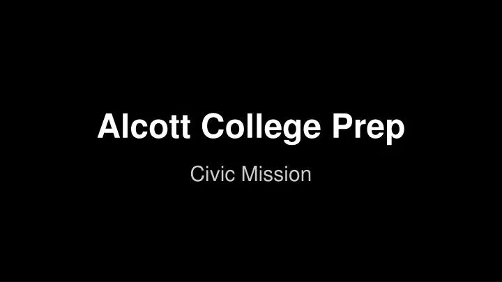 alcott college prep