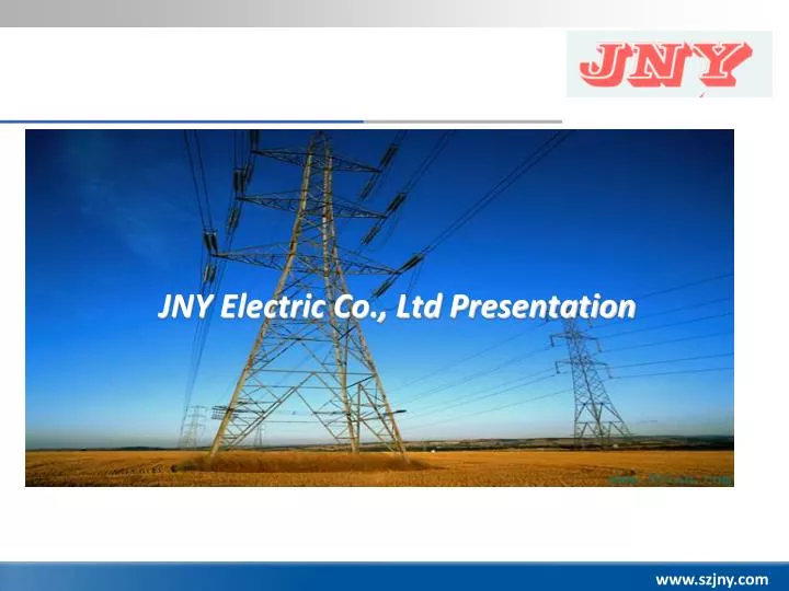jny electric co ltd presentation