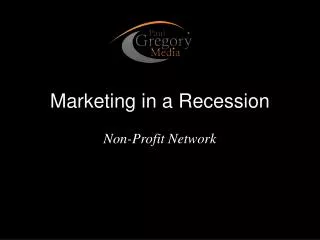 Marketing in a Recession