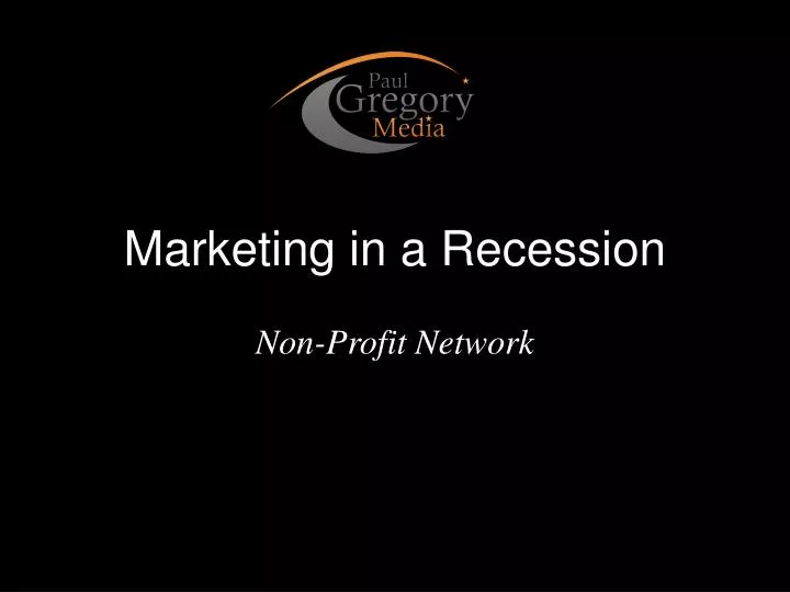 marketing in a recession