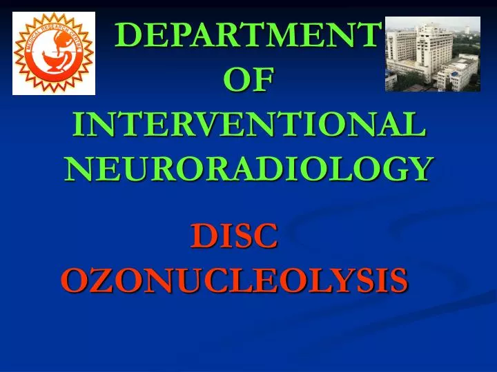 department of interventional neuroradiology