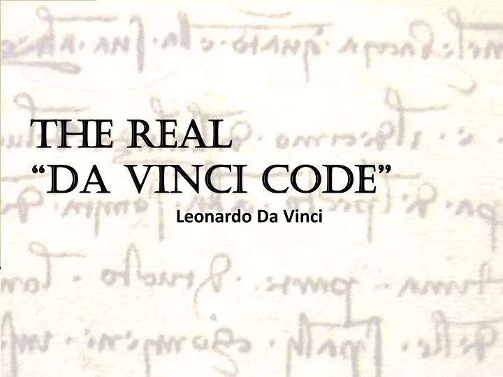 the real da vinci code