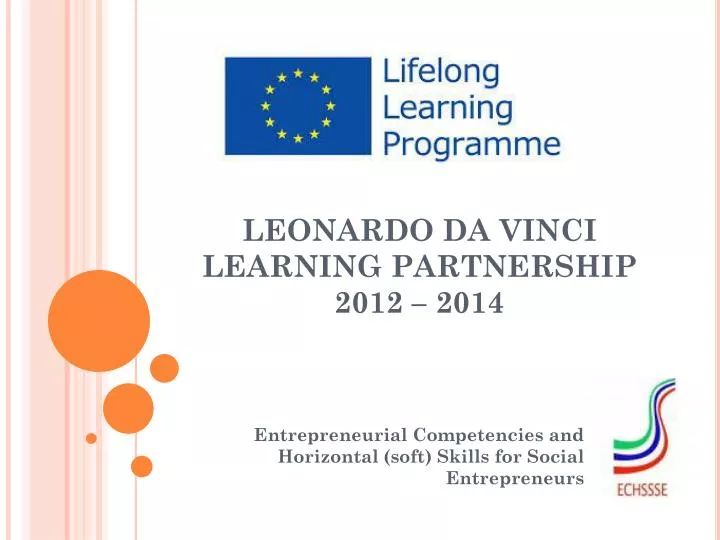 leonardo da vinci learning partnership 2012 2014