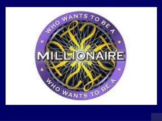 MILLIONAIRE SCOREBOARD