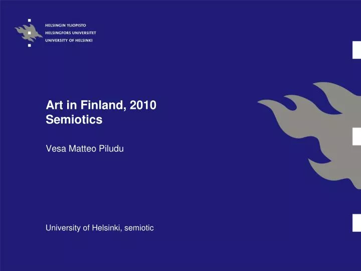 art in finland 2010 semiotics
