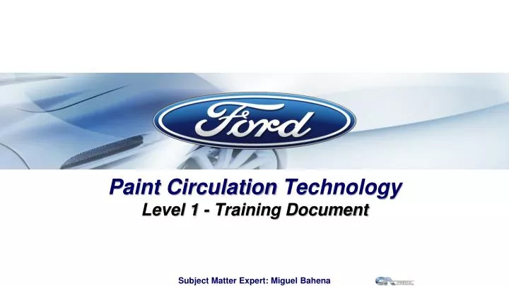 paint circulation technology level 1 training document