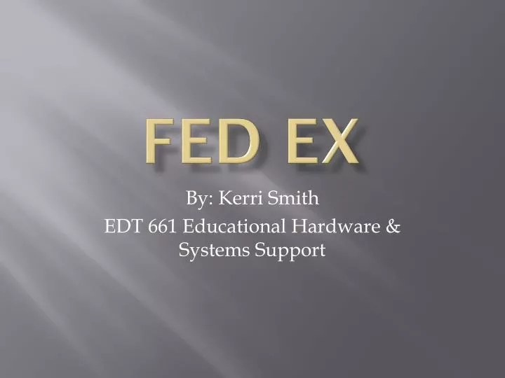 fed ex