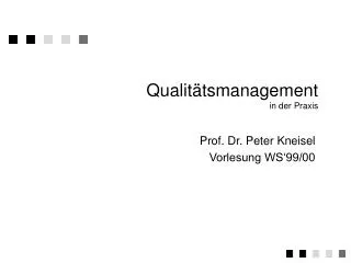 qualit tsmanagement in der praxis