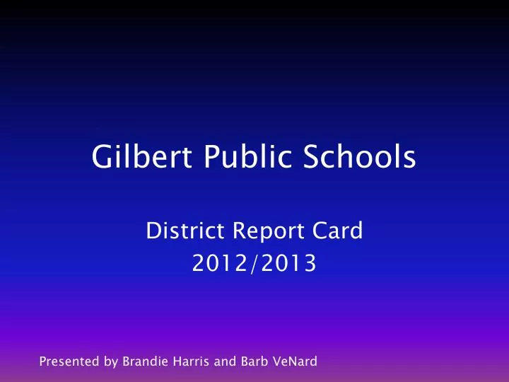 gilbert public schools