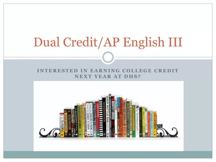 dual credit ap english iii
