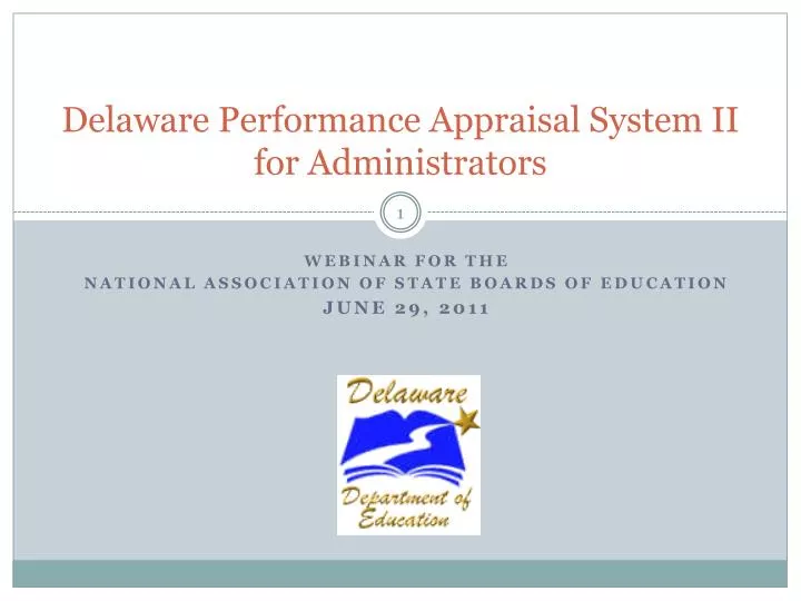 delaware performance appraisal system ii for administrators