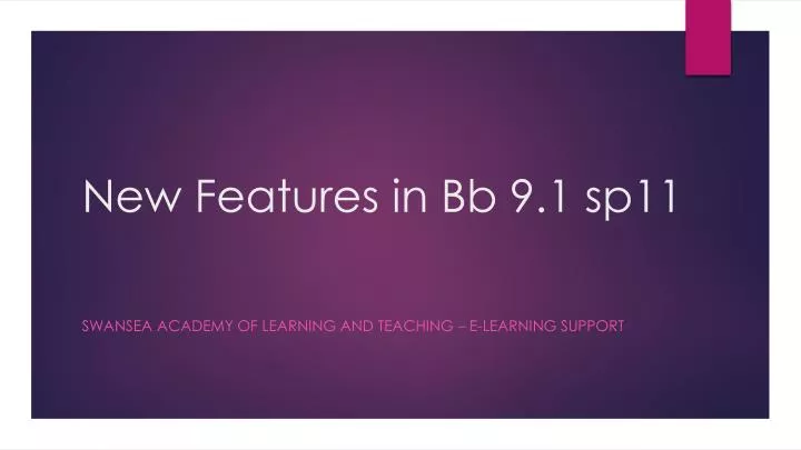 new features in bb 9 1 sp11