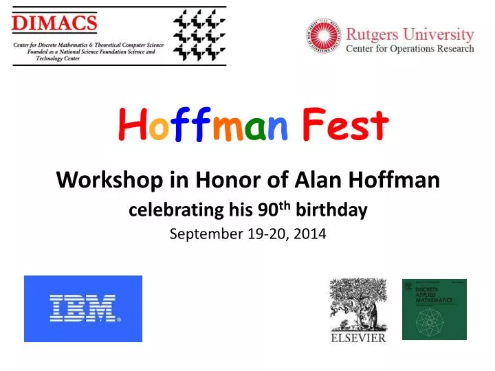 h o ff m a n fest