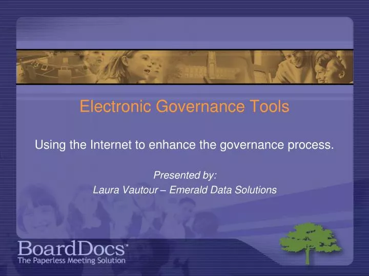 electronic governance tools