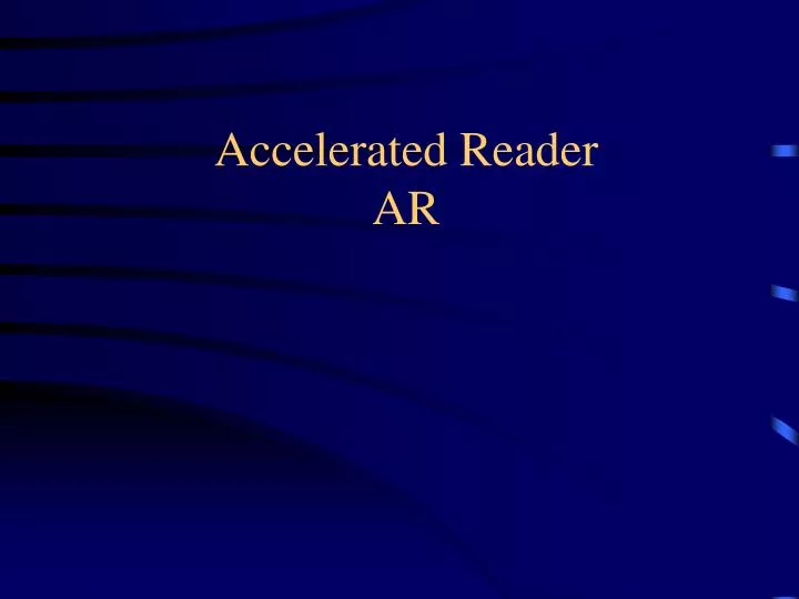 accelerated reader ar