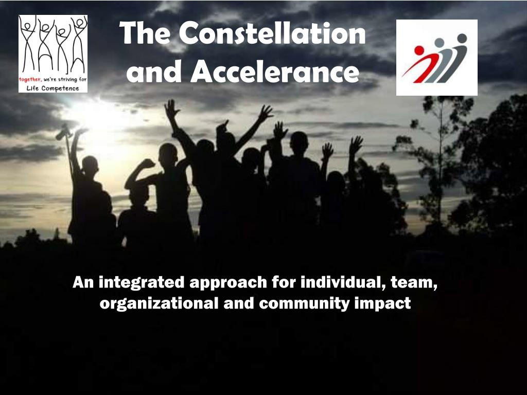 Accelerance PPT - The Constellation and Accelerance: An Integrated Impact Approach ...