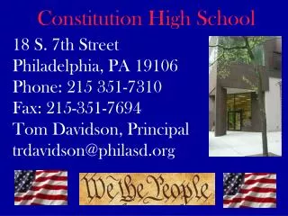 Constitution High School