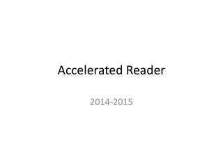 Accelerated Reader