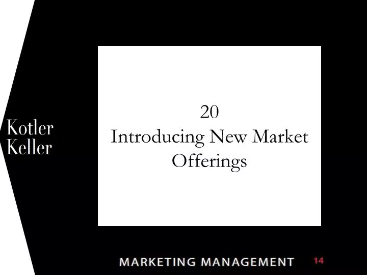 20 introducing new market offerings
