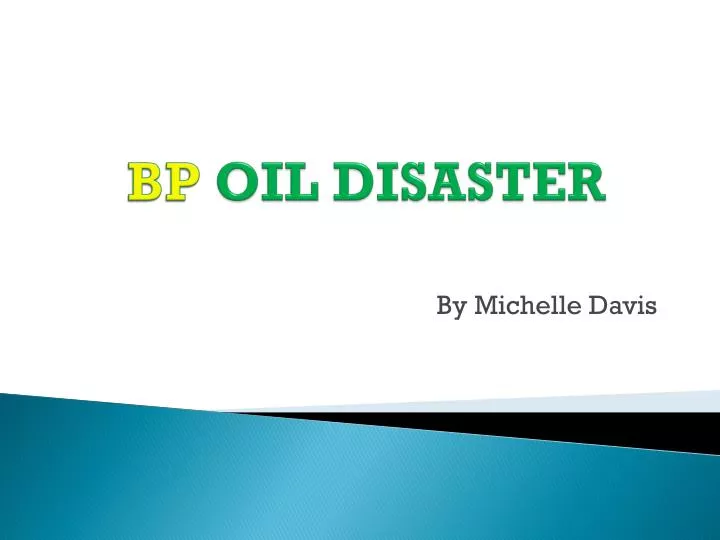 bp oil disaster