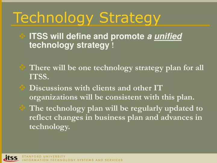 technology strategy