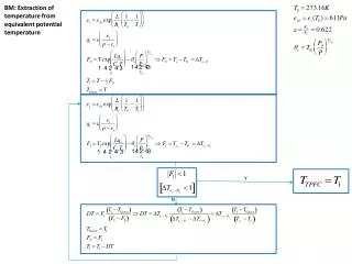 BM: Extraction of temperature from equivalent potential temperature