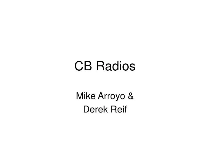 cb radios
