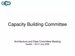 Capacity Building Committee