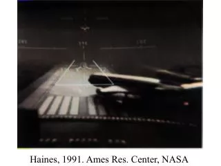 Haines, 1991. Ames Res. Center, NASA