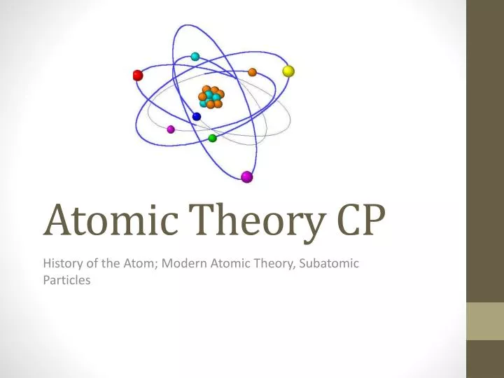 atomic theory cp