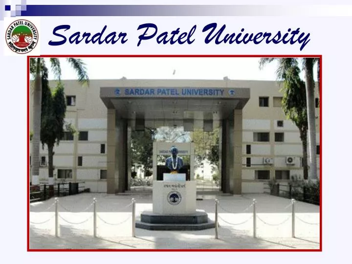 sardar patel university