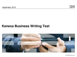 Kenexa Business Writing Test