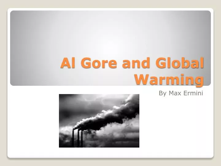 al gore and global warming