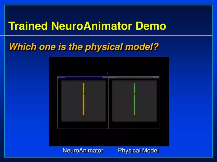 trained neuroanimator demo