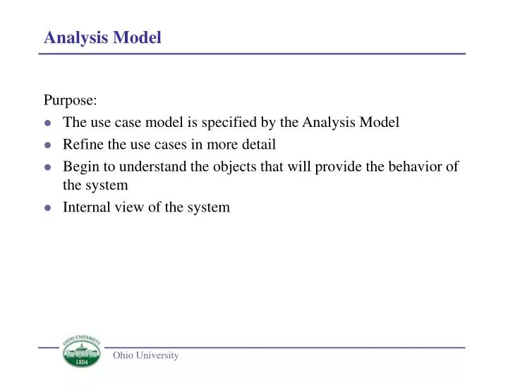 analysis model