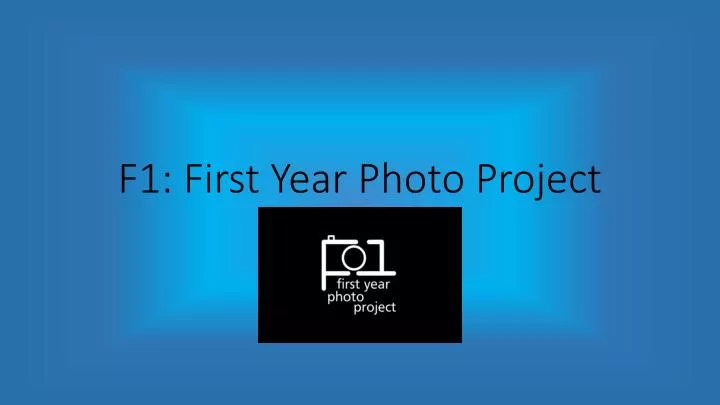 f1 first year photo project