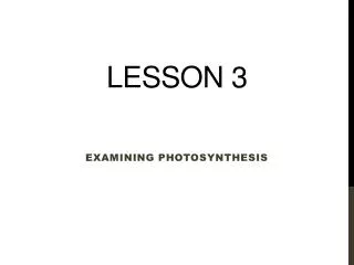 lesson 3