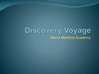 Discovery Voyage