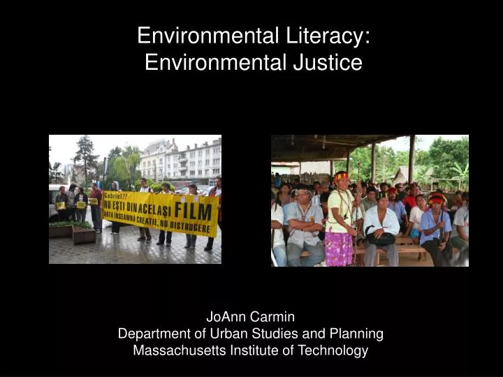 environmental literacy environmental justice