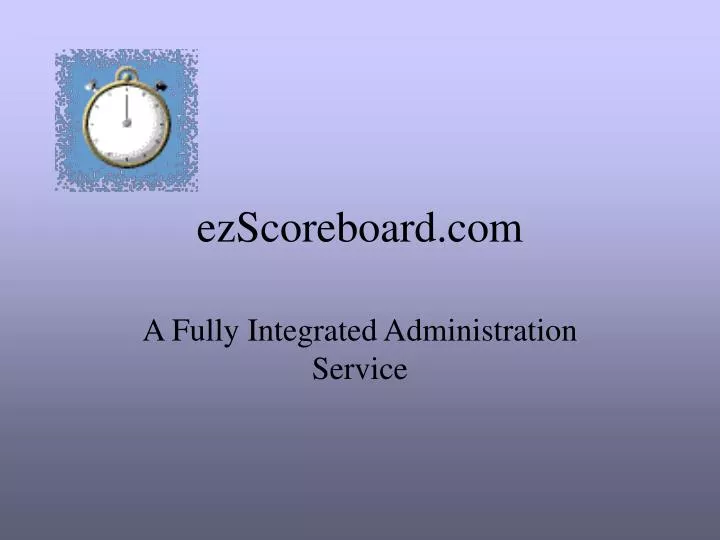 ezscoreboard com