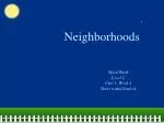 Neighborhoods - slide 1