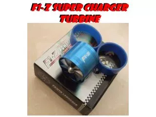 F1-Z Super Charger Turbine