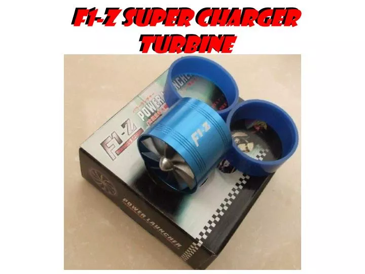 f1 z super charger turbine