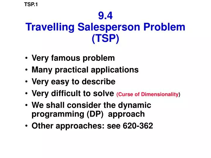 9 4 travelling salesperson problem tsp