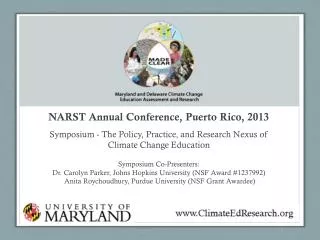 Researching Teacher Professional Development for Climate Change Education