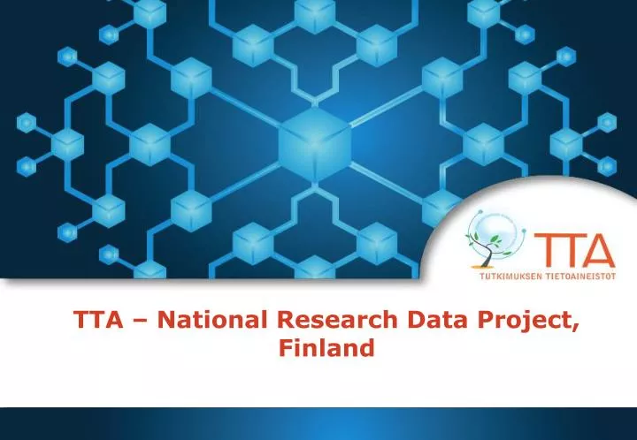 tta national research data project finland