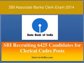 SBI Clerk Exam 2014 - Interviewkiller