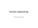 Genetic Engineering - slide 1