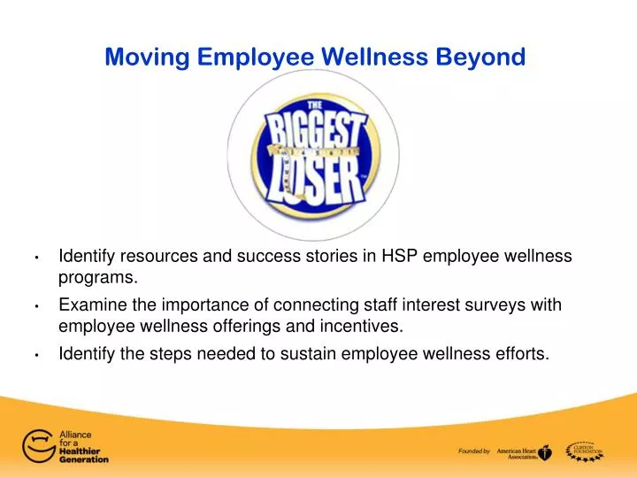 moving employee wellness beyond